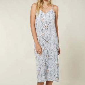 NWT Oneill Izzy Paisley midi Dress